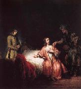 Joseph is accused of Potifars wife Rembrandt Harmensz Van Rijn